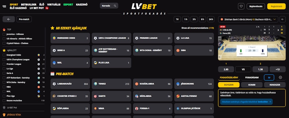 LV BET sportfogadás